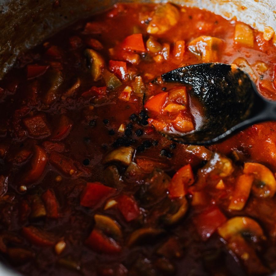 Homemade vegetarian cure