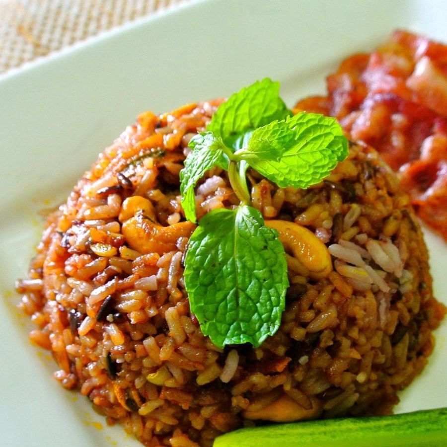 Recipe: Fried rice with vegetables