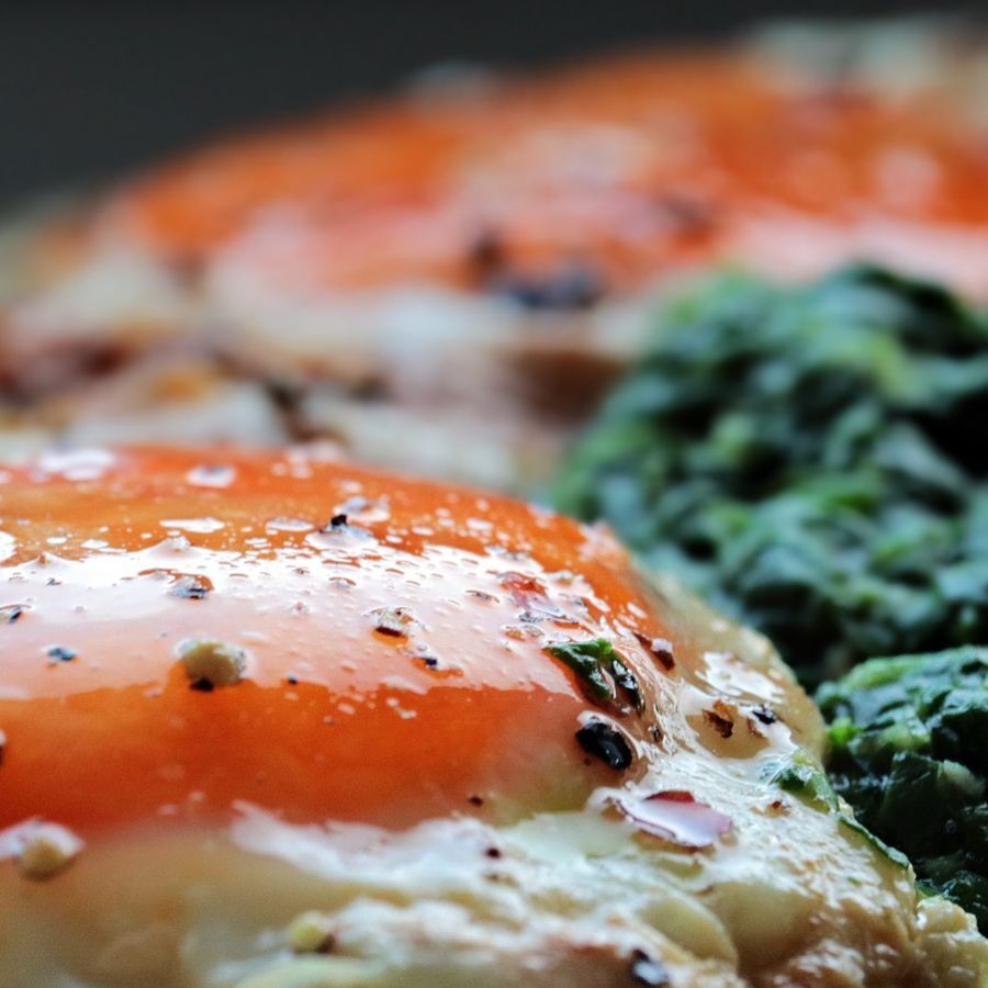 Recipe: Dry oatmeal with egg and vegetables