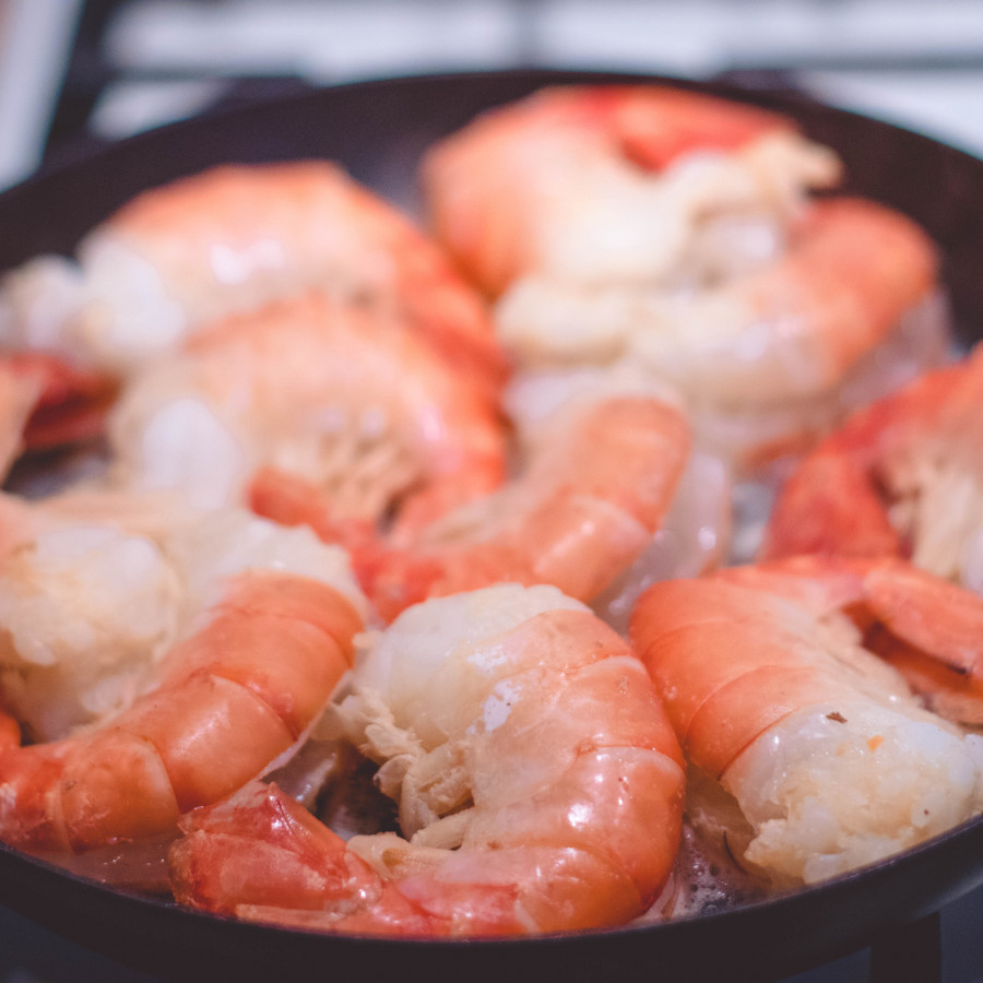 Recipe: Shrimp in butter with garlic