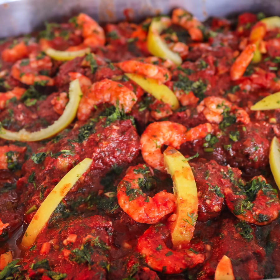 Recipe: Noodle and shrimp casserole