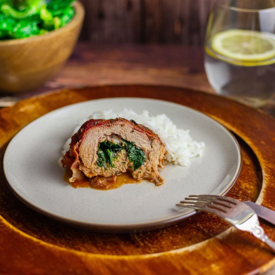 Receta: Rollitos de pavo y espinacas