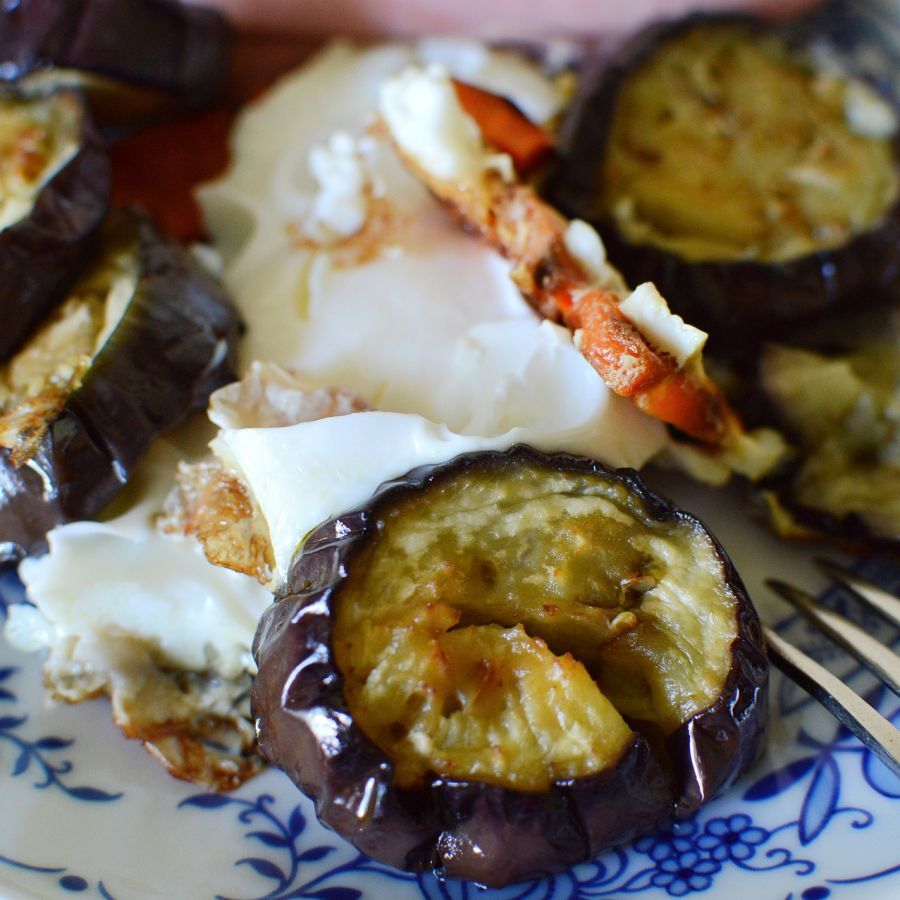 Receta: Berenjena a la plancha con ajo