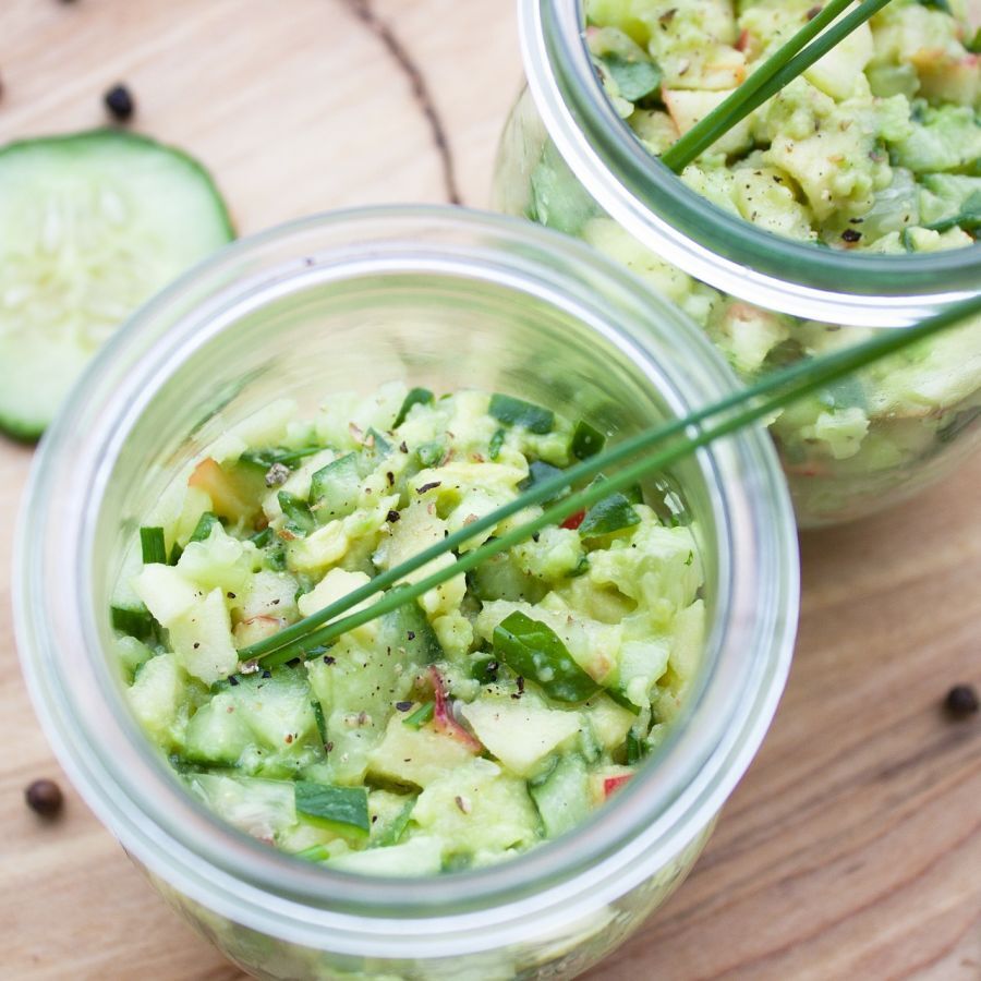 Rezept: Gurken-Avocado-Salat
