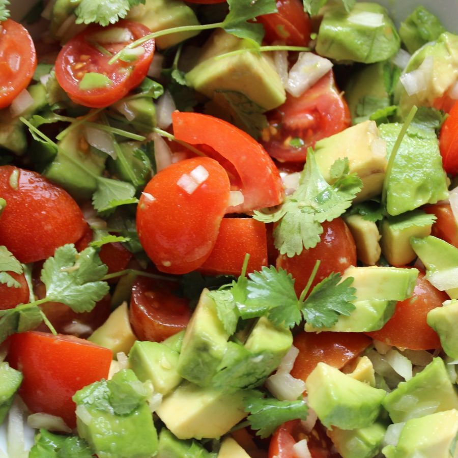Recette: Salade d'avocats et de tomates