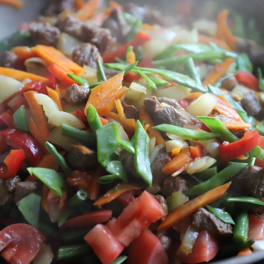 Rezept: Hähnchen mit Reis auf chinesische Art