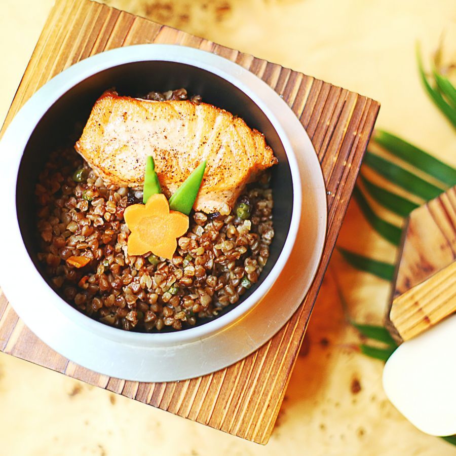 Recipe: Steamed hake with buckwheat groats