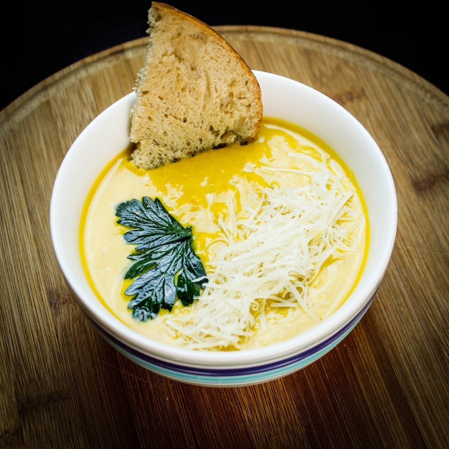 Soupe à la crème de potiron