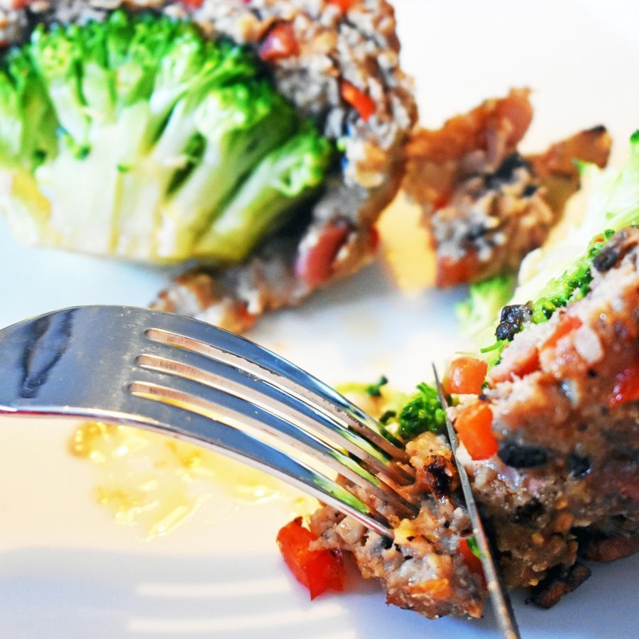 Receta: Chuletas de trigo sarraceno y brécol