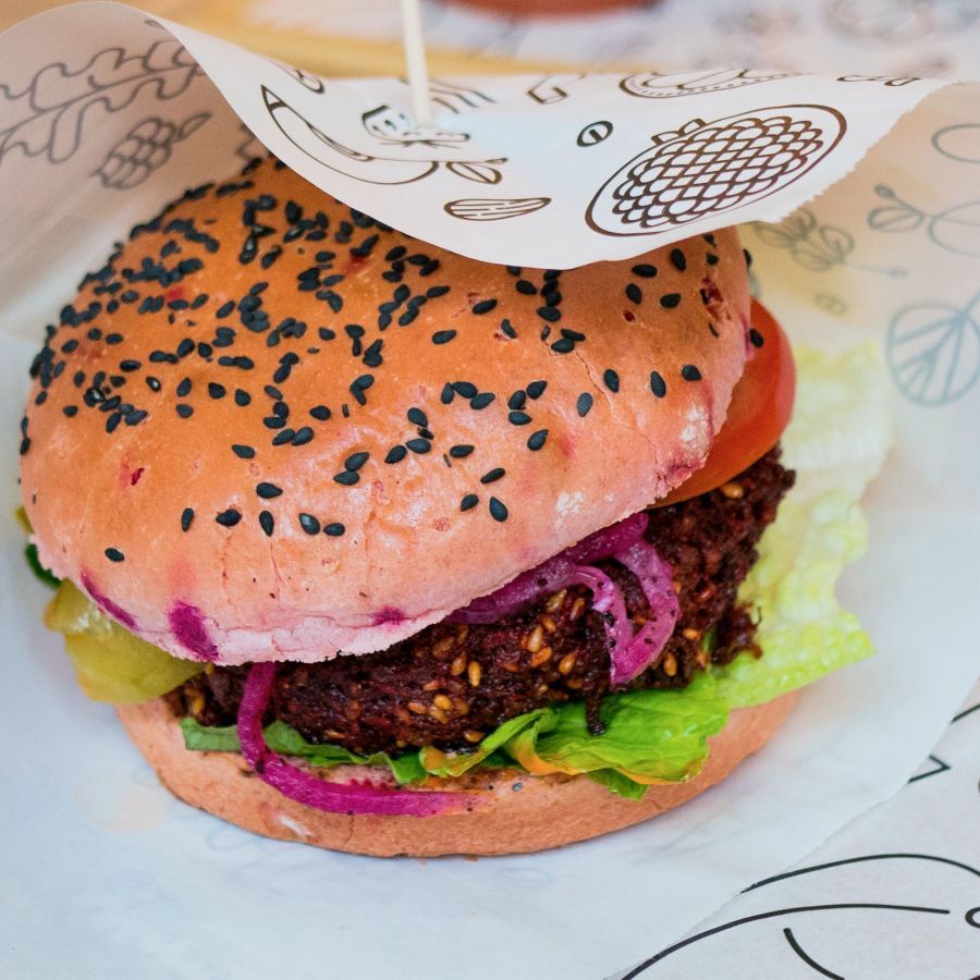 Recette: Hamburger aux lentilles rouges