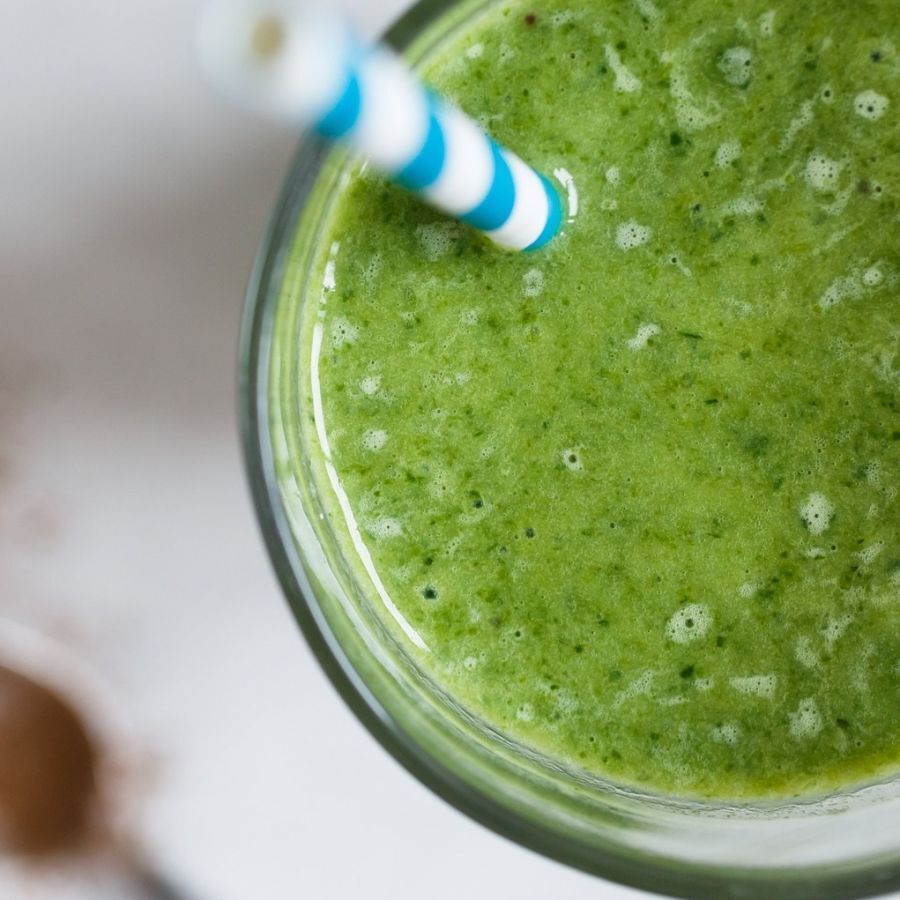 Rezept: Grüner Obst- und Gemüsecocktail