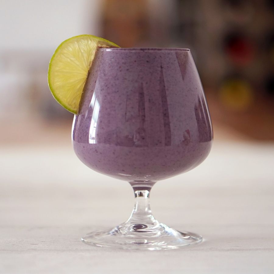 Recette: Smoothie végétalien aux myrtilles