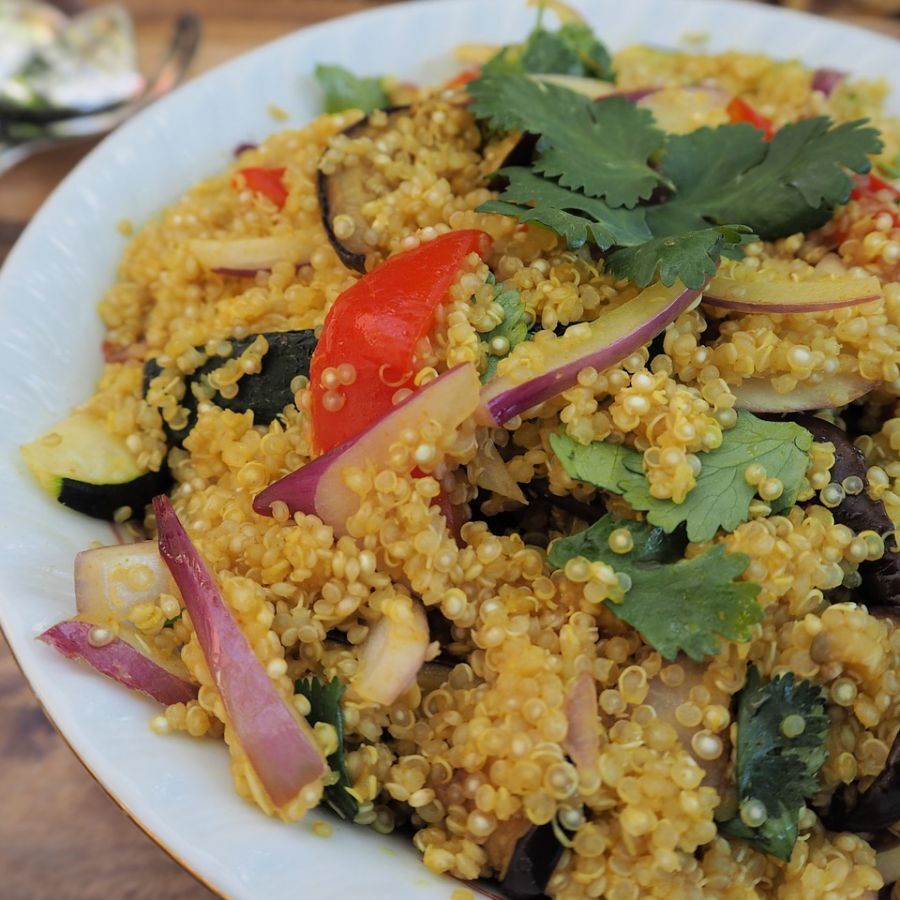 Recette: Salade de quinoa à la cannelle