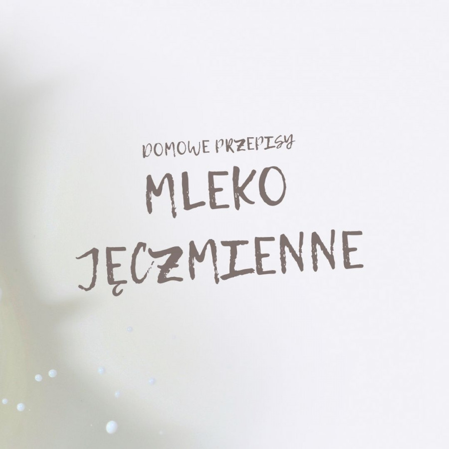 Rezept: Gerstenmilch