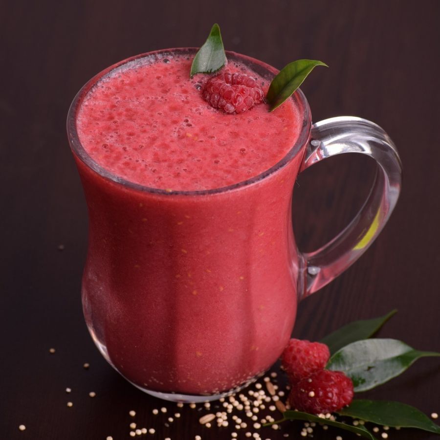Rezept: Smoothie Himbeere, Erdbeere, Banane