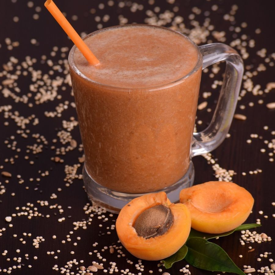 Recette: Smoothie abricot et framboise