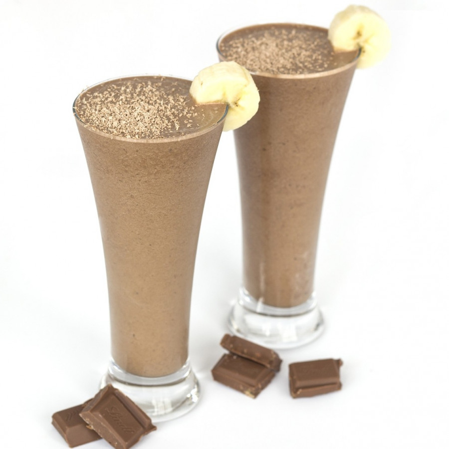 Receta: Batido de chocolate y plátano