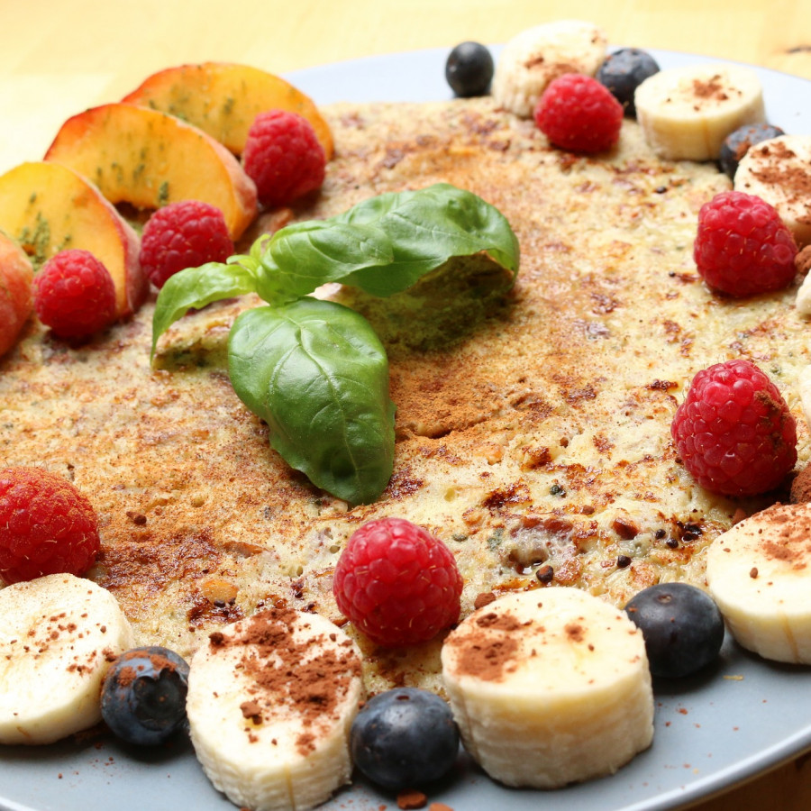 Tortillas con plátanos y canela