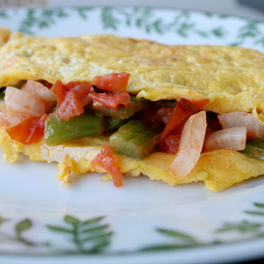 Rezept: Rührei mit Gemüse