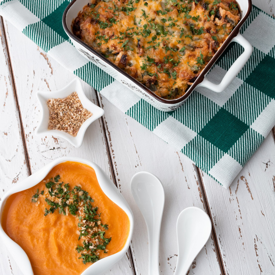 Rezept: Barsch auf Süßkartoffelpüree