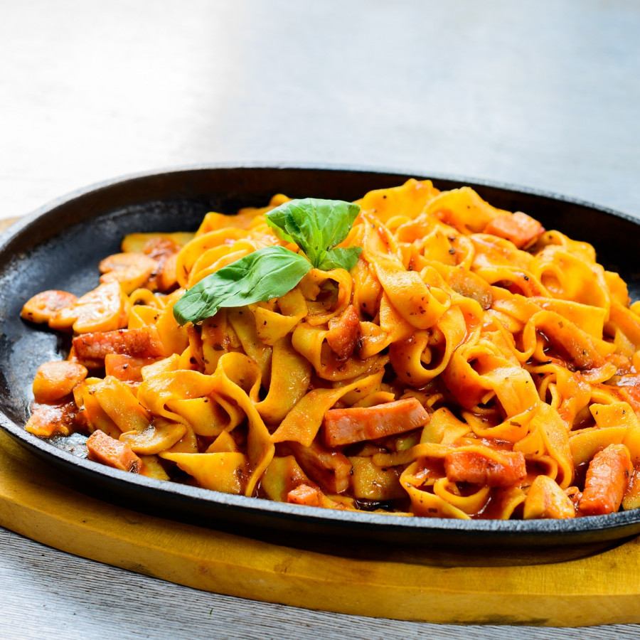 Receta: Pasta con calabaza asada y queso feta