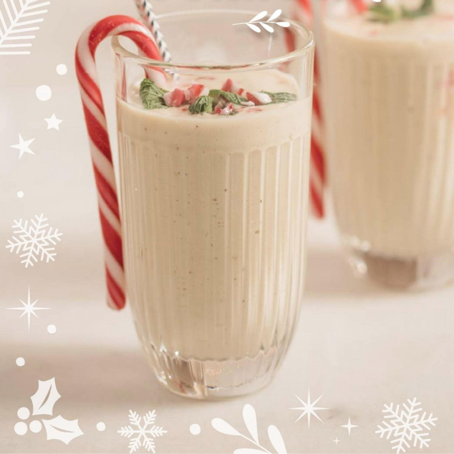 Rezept: Pfefferminzcocktail mit Zuckerstangen