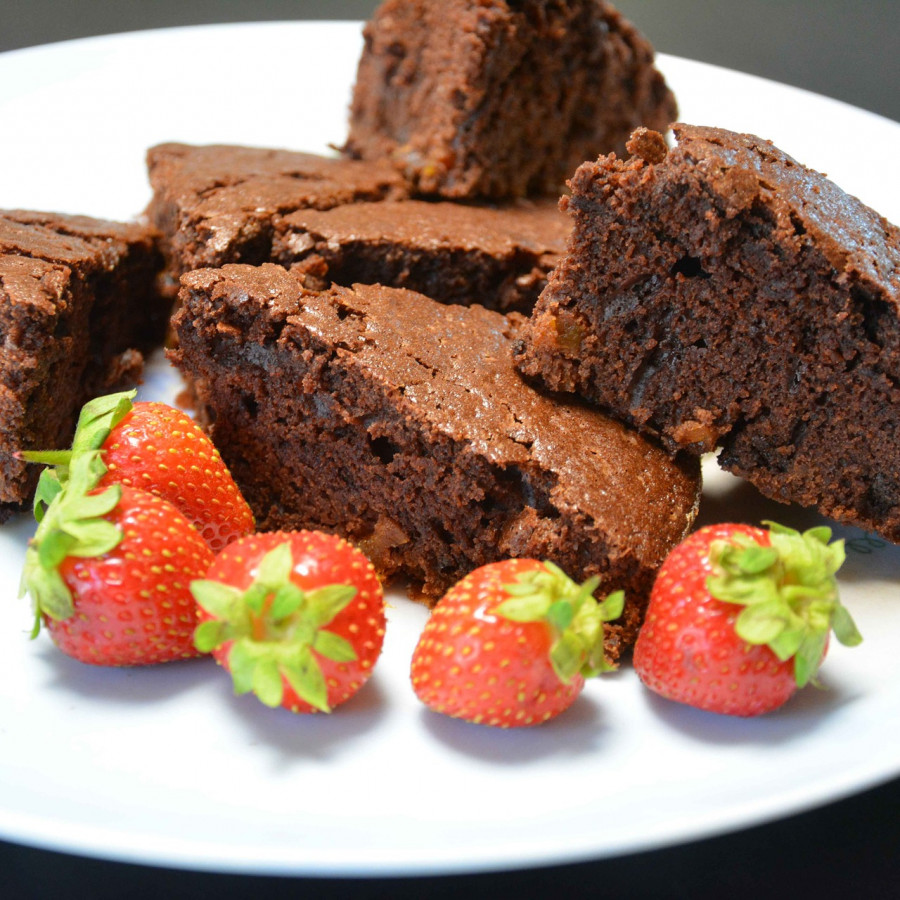 Fit Schokoladenkuchen mit Zucchini