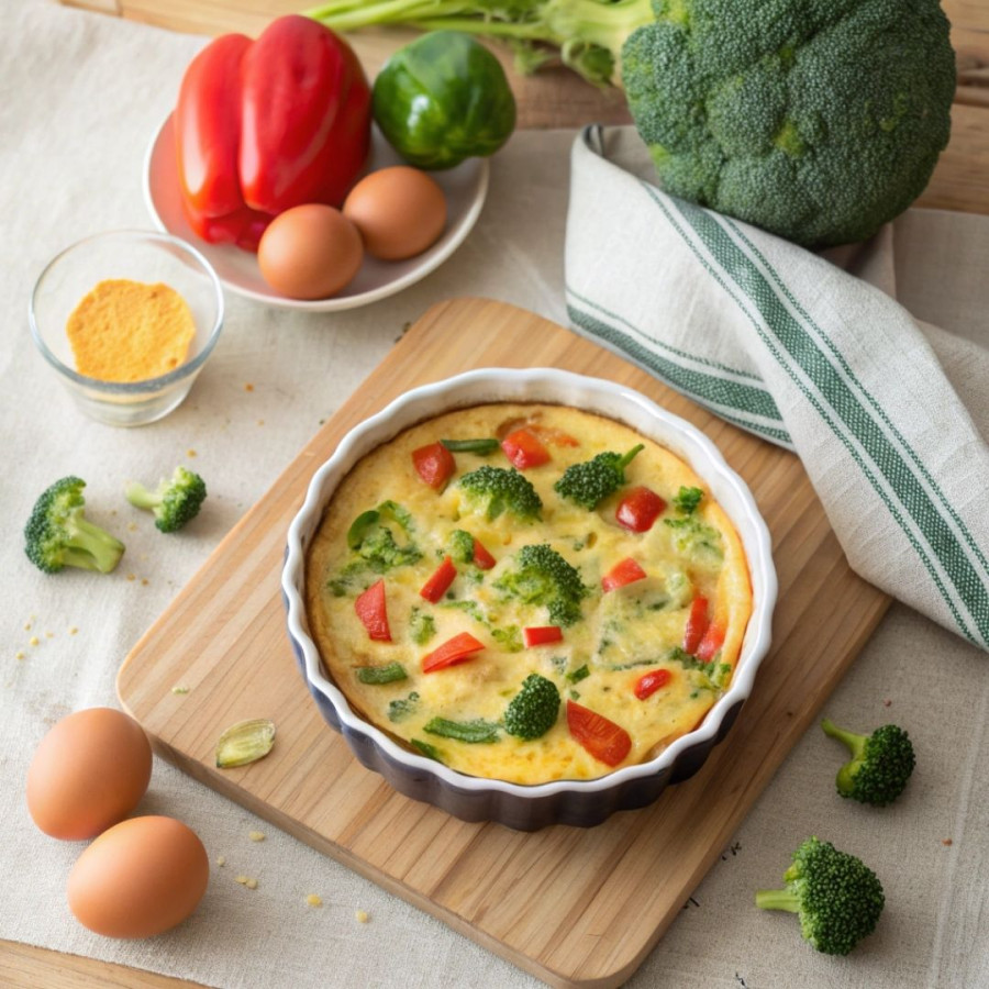 Pieczona frittata obiadowa