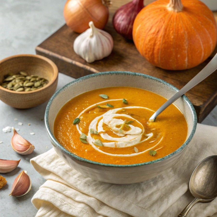 Krem z dyni (wersja gęsta i sycąca)