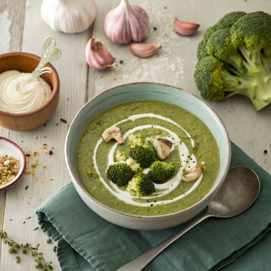 Krem z brokułów (wersja gęsta)