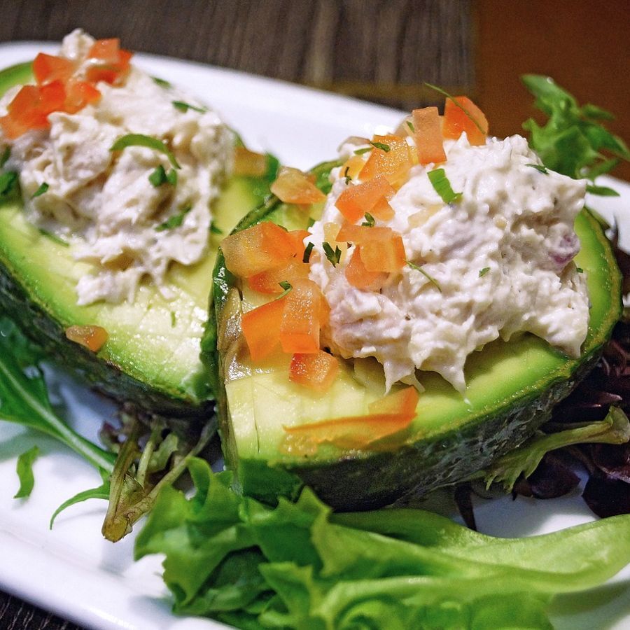 Recipe: Avocado with cottage cheese